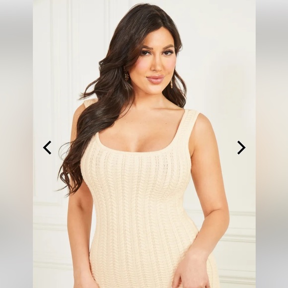 Marciano Ivory Sweater Dress - Size S - Picture 4 of 7